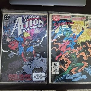 Superman DC comic 4 piece